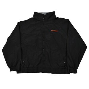 Whataburger Fleece Lined Employee Work Windbreaker Jacket Men's 2XL Full Zip